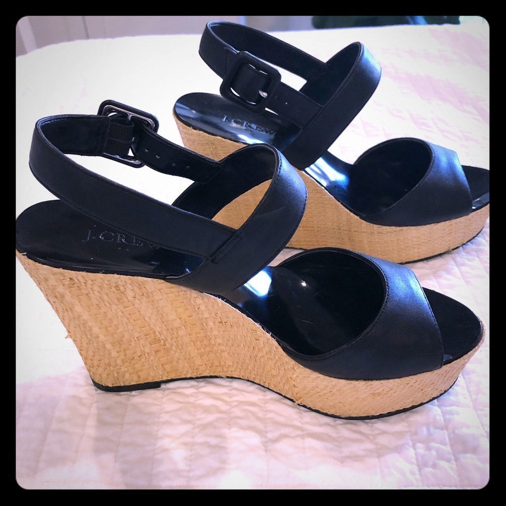 J Crew factory wedge sandal